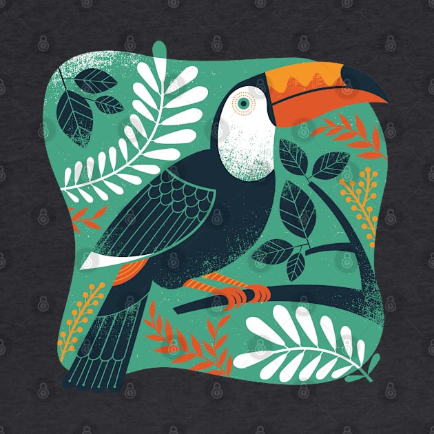 Toucan by Lucie Rice Illustration and Design, LLC